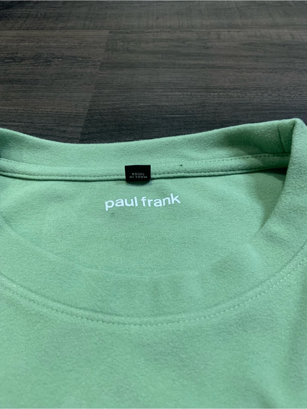 Paul Frank Light Green Long Sleeve Tee with Julius Chest Logo - Picture 3 of 3